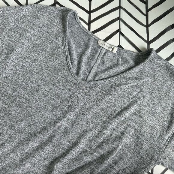 Rag & Bone Size Small Heather Gray Short Sleeve T-Shirt Dress - Picture 1 of 4